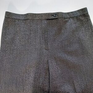 JM Collection‎ Womens 16S Gray Speckled Wide Leg Dress Pants